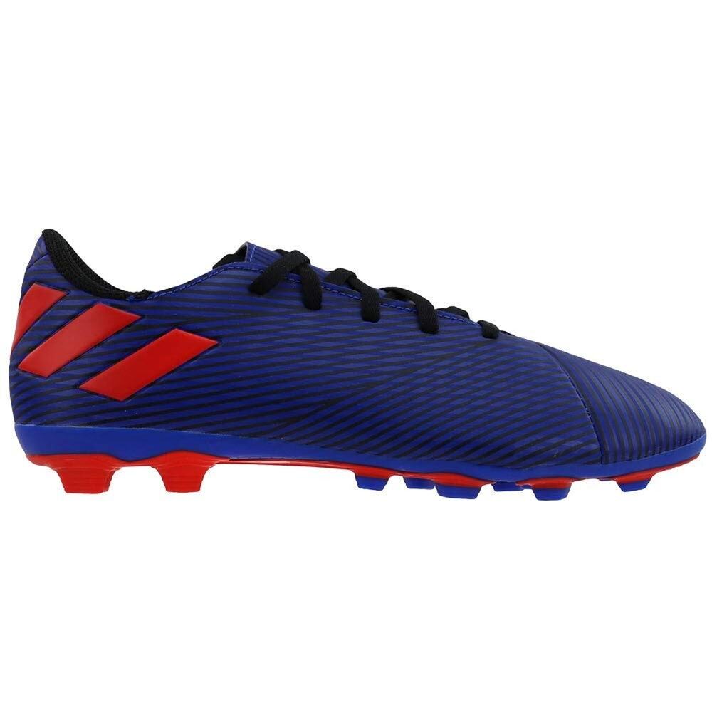 ADIDAS KIDS BOYS NEMEZIZ 19.4 FLEXIBLE GROUND SOCCER CLEATS - BLUE - SIZE 3 M
